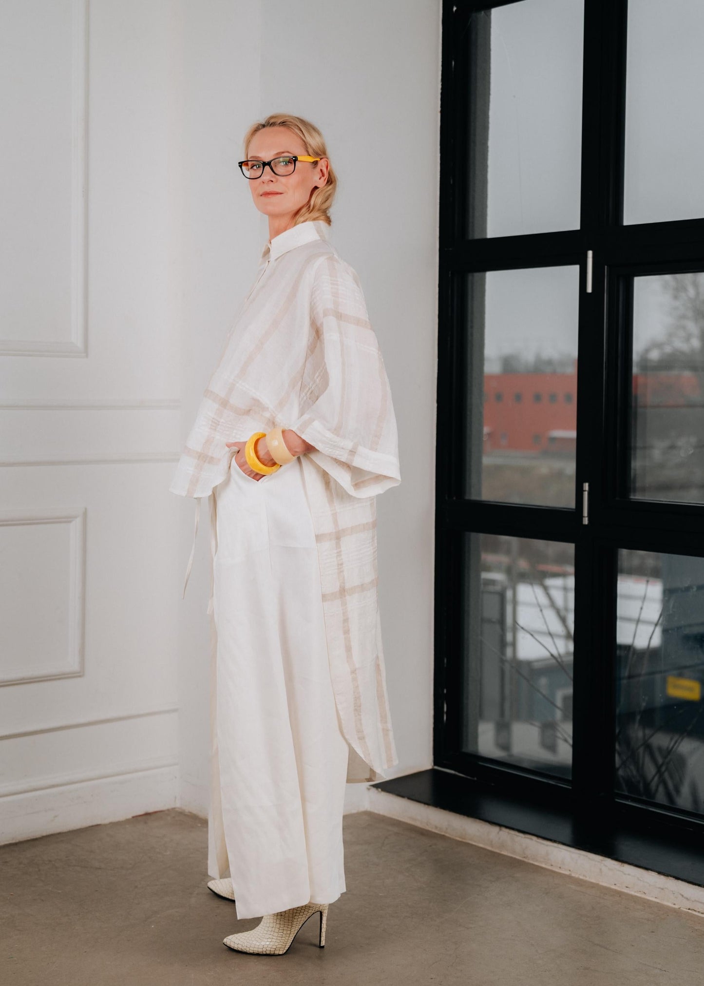 Oversized linen shirt