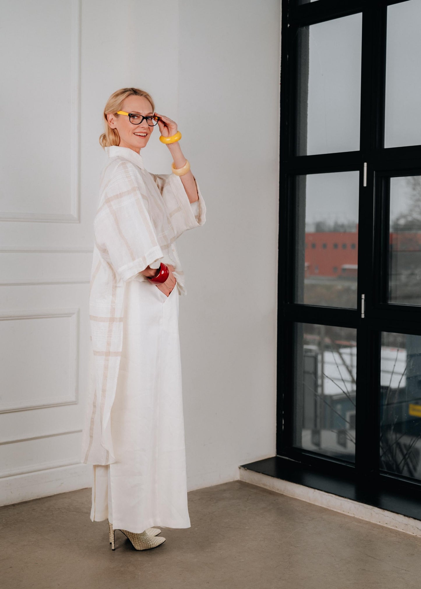 Oversized linen shirt