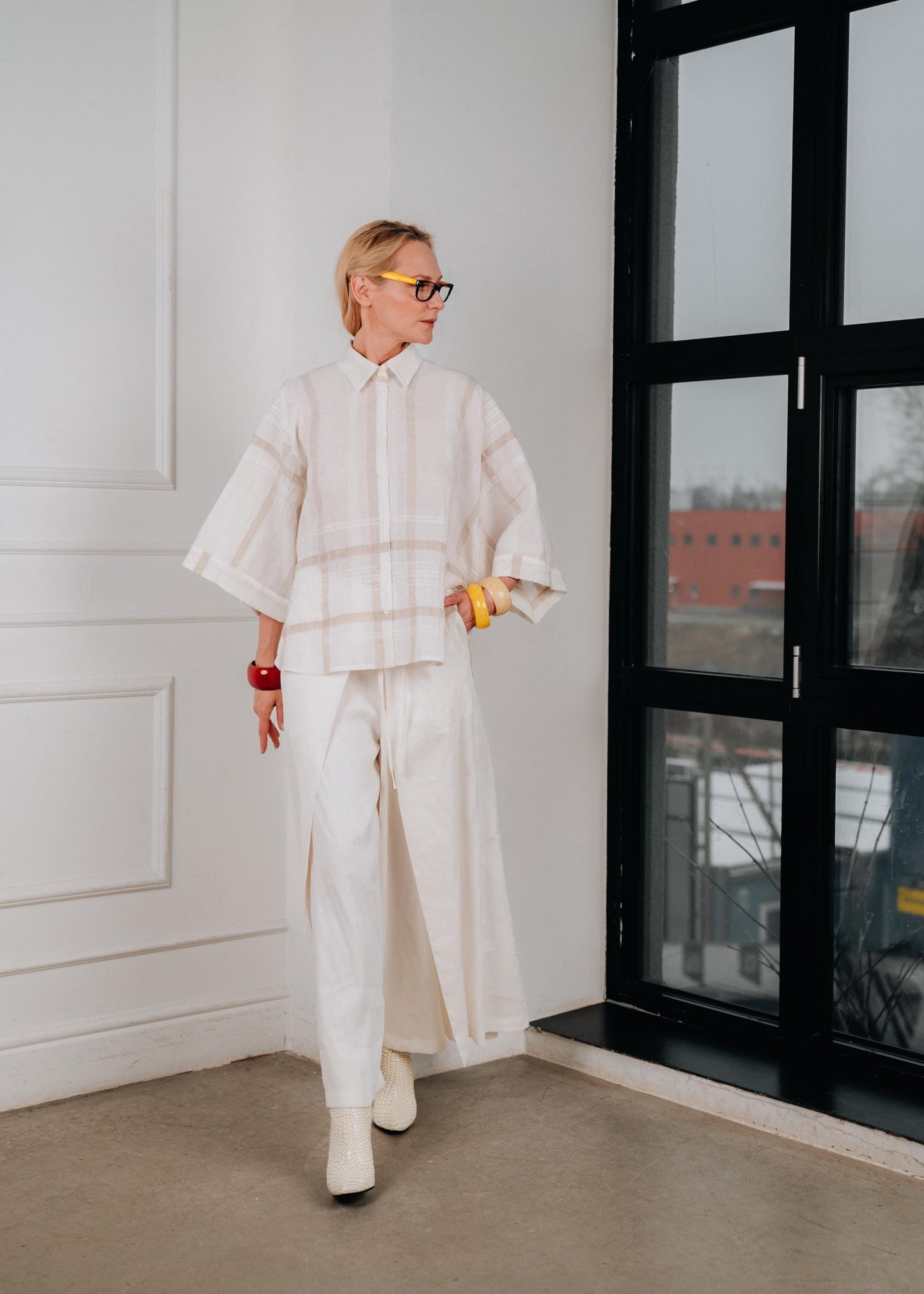 Oversized linen shirt